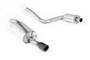 Ford Fiesta MK6 ST 150 - Resonated (Quieter) Cat-Back Exhaust System with Ceramic Coated Satin Black Trim