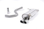 Ford Fiesta MK7 Duratec & Zetec-S - Front Pipe-Back System with Twin 80mm GT80 Trims (For OE Downpipe and Cat)