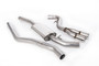 Cat-Back Exhaust System with Twin Polished Trim Assembly