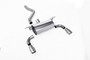 Road Rear Silencer with Polished Tips