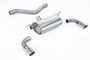 Rear Silencer for Race System with Polished Tips