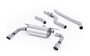 BMW F30 328i M Sport - Non-Resonated (Louder) Cat-Back Exhaust System with Twin Polished Trims