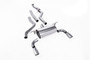Cat-Back Exhaust System with Road Rear Silencer & Polished Tips