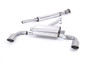 Toyota GT86/Subaru BRZ - Resonated (Quieter) Secondary Cat-Back Exhaust System with Brushed Titanium Trims