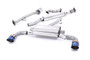 Toyota GT86/Subaru BRZ - Resonated (Quieter) Primary Cat-Back Exhaust System with Burnt Titanium Trims
