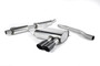 Mini Cooper S F56 - Resonated (Quieter) Cat-Back Exhaust System with Cerakote Black Tips