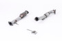 Ford Focus MK2 ST 225 - Large Bore Downpipe with Hi-Flow Sports Catalyst (For Milltek 2.75" Cat-Back)