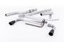 BMW 4 Series F32 428i Manual - Non-Resonated (Louder) Cat-Back Exhaust System with Cerakote Black Trims (For 435i M Sport