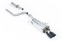 Ford Fiesta MK7/7.5 ST 1.6 - Resonated (Quieter) Cat-Back Exhaust System with Cerakote Black Tips