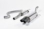 Ford Fiesta MK7/7.5 ST 1.6 - Resonated (Quieter) Cat-Back Race Exhaust System with Cerakote Black Tips