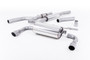 BMW 4 Series F32 428i Manual - Resonated (Quieter) Cat-Back Exhaust System with Titanium Trims (For 435i M Sport Valance)
