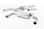 BMW 4 Series F32 428i Auto - Resonated (Quieter) Cat-Back Exhaust System with Titanium Trims (For 435i M Sport Valance)