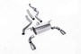 Cat-Back Exhaust System with Road Rear Silencer & Titanium Tips