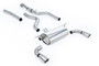 Cat-Back Exhaust System with Race Rear Silencer & Titanium Tips