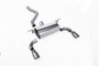 Road Rear Silencer with Titanium Tips