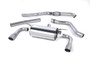 Resonated (Quieter) Cat-Back Exhaust System with Titanium Tips