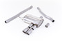 Mini Cooper S F56 - Non-Resonated (Louder) Cat-Back Exhaust System with Titanium Tips