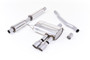 Mini Cooper S F56 - Resonated (Quieter) Cat-Back Exhaust System with Titanium Tips