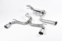 Ford Focus MK2 ST 225 - Non-Resonated (Louder) Cat-Back Race Exhaust System with Titanium GT-100 Trims