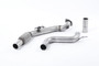 Ford Mustang 2.3 (S550/S650 Fastback) - Large Bore Downpipe with Catalyst Delete (For Milltek Cat-Back)