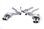 Ford Mustang 2.3 (S550 Fastback) - Resonated (Quieter) Cat-Back Exhaust System with GT-90 Polished Trims (For Roush Valance)