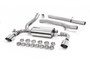 Ford Focus MK3 RS - Non-Resonated (Louder) Cat-Back Exhaust System with Polished GT-115 Trims