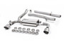 Ford Focus MK3 RS - Non-Resonated (Louder) Cat-Back Exhaust System with Titanium GT-115 Trims