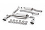 Ford Focus MK3 RS - Resonated (Quieter) Cat-Back Exhaust System with Polished GT-115 Trims