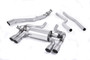 BMW F87 M2 - Cat-Back Exhaust System  with Titanium GT-90 Trims