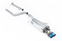 Ford Fiesta MK7/7.5 ST 1.6 - Non-Resonated (Louder) Cat-Back Exhaust System with Burnt Titanium Tips