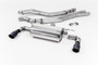 Resonated (Quieter) Cat-Back Exhaust System with Cerakote Black GT-90 Trims