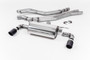 Resonated (Quieter) Cat-Back Exhaust System with Carbon Jet 90 Trims