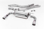 Resonated (Quieter) Cat-Back Exhaust System  with Polished GT-90 Trims