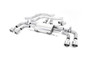 Alfa Romeo Giulia 2.9 V6 Quadrifoglio - Front Pipe-Back System with GT-100 Polished Trims - Valved