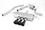 Honda Civic FK8 Type R - Non-Resonated (Louder) Cat-Back Exhaust System with 3 x Cerakote Black GT-100 Trims