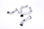 Mercedes C63/C63S W205 & E63S AMG - Large Bore Downpipe Pair with Catalyst Delete (For Milltek or OE Exhaust)