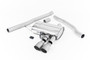 Mini Cooper S F56 - Valved & Non-Resonated (Louder) Cat-Back Exhaust System with Titanium Tips