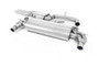 Audi RS3 8V Facelift - Resonated (Quieter) Cat-Back Exhaust System with Cerakote Black Trims