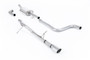 Ford Fiesta MK8 1.0T ST Line (Non GPF Models) - Non-Resonated (Louder) Cat-Back Exhaust System with GT-90 Polished Trim