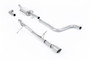 Ford Fiesta MK8 1.0T ST Line (Non GPF Models) - Non-Resonated (Louder) Cat-Back Exhaust System with GT-90 Titanium Trims