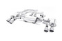 Alfa Romeo Giulia 2.9 V6 Quadrifoglio - Front Pipe-Back System with GT-100 Titanium Trims - Valved