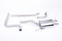 Ford Fiesta MK7/7.5 Ecoboost 1.0T - Non-Resonated (Louder) Cat-Back Exhaust System with Carbon Fibre Jet-80 Tips