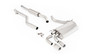 BMW F30 320i M Sport - Resonated (Quieter) Cat-Back Exhaust System with Polished GT-80 Trims