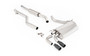 BMW F30 320i M Sport - Resonated (Quieter) Cat-Back Exhaust System with  Black Cerakote GT-80 Trims
