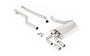 BMW F30 320i M Sport - Non-Resonated (Louder) Cat-Back Exhaust System with Polished GT-80 Trims