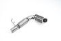 Large Bore Downpipe with Hi-Flow Sports Catalyst - For Milltek Cat-Back (Seat/VW)