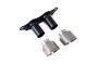 Porsche 991.2 GT3 & GT3 RS - GT-100 Brushed Titanium Trims & Mounting Plate - Fits to OE Silencer
