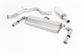 Seat Leon Cupra 300 2.0 TSI (Non GPF Models) - Road+ Cat-Back Exhaust System with Quad GT-80 Polished Tips