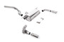 Non-Resonated (Louder) GPF/OPF-Back Exhaust System with Polished GT-90 Trims