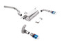 Non-Resonated (Louder) GPF/OPF-Back Exhaust System with Burnt Titanium GT-90 Trims